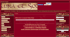 Desktop Screenshot of luna-et-sol.com