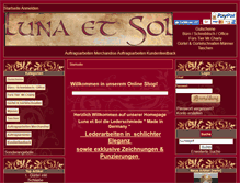 Tablet Screenshot of luna-et-sol.com